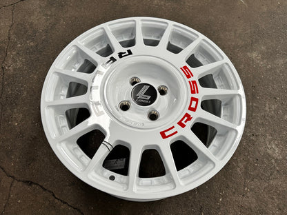 New 16X7 ET40 Lenso M1K Rim (4 wheel) Gloss White 4X100
