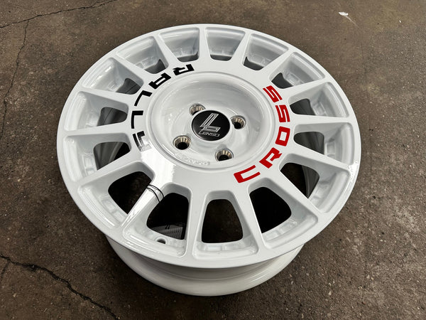 New 16X7 ET40 Lenso M1K Rim (4 wheel) Gloss White 4X100