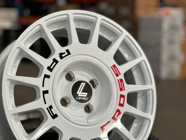 New 16X7 ET40 Lenso M1K Rim (4 wheel) Gloss White 4X100