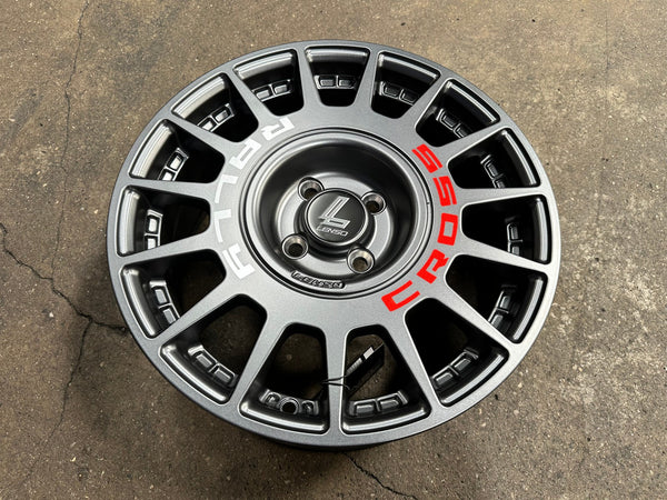 New 16X7 ET40 Lenso M1K Rim (4 wheel) Matt Gunmetal 4X100