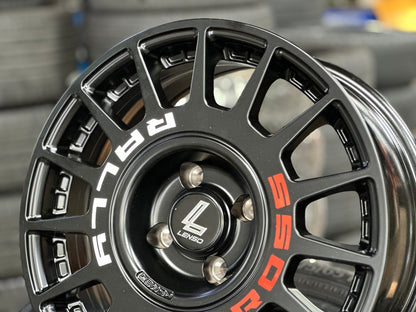 New 16X7 ET20 Lenso M1K Rim (4 wheel) Matt Black 4X108