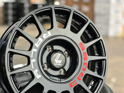 New 16X7 ET20 Lenso M1K Rim (4 wheel) Matt Black 4X108