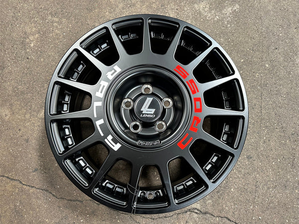 New 16X7 ET40 Lenso M1K Rim (4 wheel) Matt Black 5X100