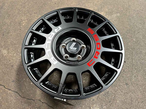 New 16X7 ET40 Lenso M1K Rim (4 wheel) Matt Black 5X100