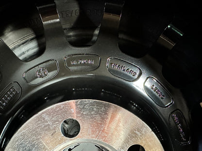 New 16X7 ET40 Lenso M1K Rim (4 wheel) Matt Black 5X100