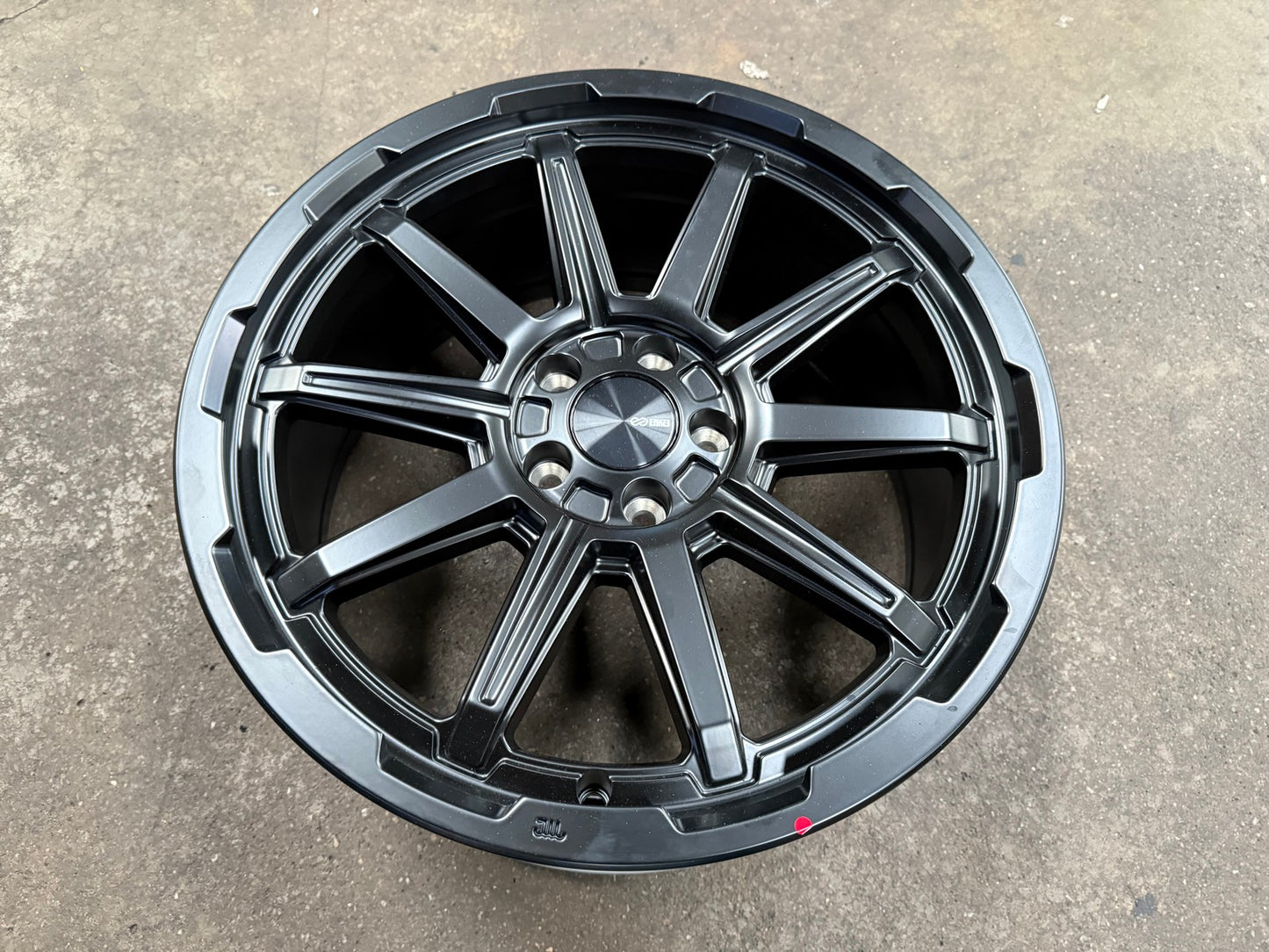 New 18X8 ET35 Enkei Adventurer Rim (4 wheel) Matt Black 5X108