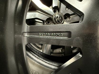 New 18X8 ET35 Enkei Adventurer Rim (4 wheel) Matt Black 5X108