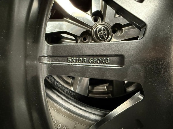 New 18X8 ET35 Enkei Adventurer Rim (4 wheel) Matt Black 5X108