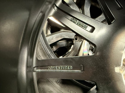 New 18X8 ET35 Enkei Adventurer Rim (4 wheel) Matt Black 5X108