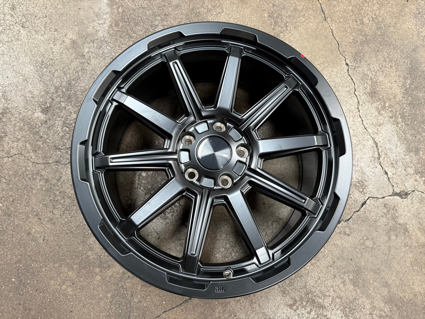 New 18X8 ET35 Enkei Adventurer Rim (4 wheel) Matt Black 5X114.3