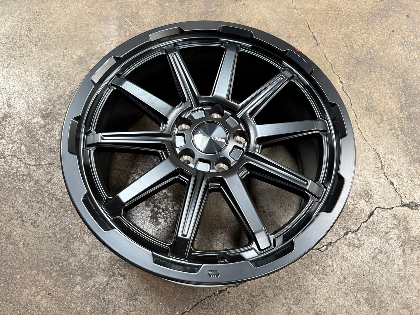 New 18X8 ET35 Enkei Adventurer Rim (4 wheel) Matt Black 5X114.3