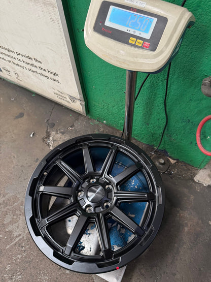 New 18X8 ET35 Enkei Adventurer Rim (4 wheel) Matt Black 5X114.3