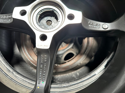 New 15X7 ET35 Lenso Maglite R Rim (4 wheel) Matt Black 4X100