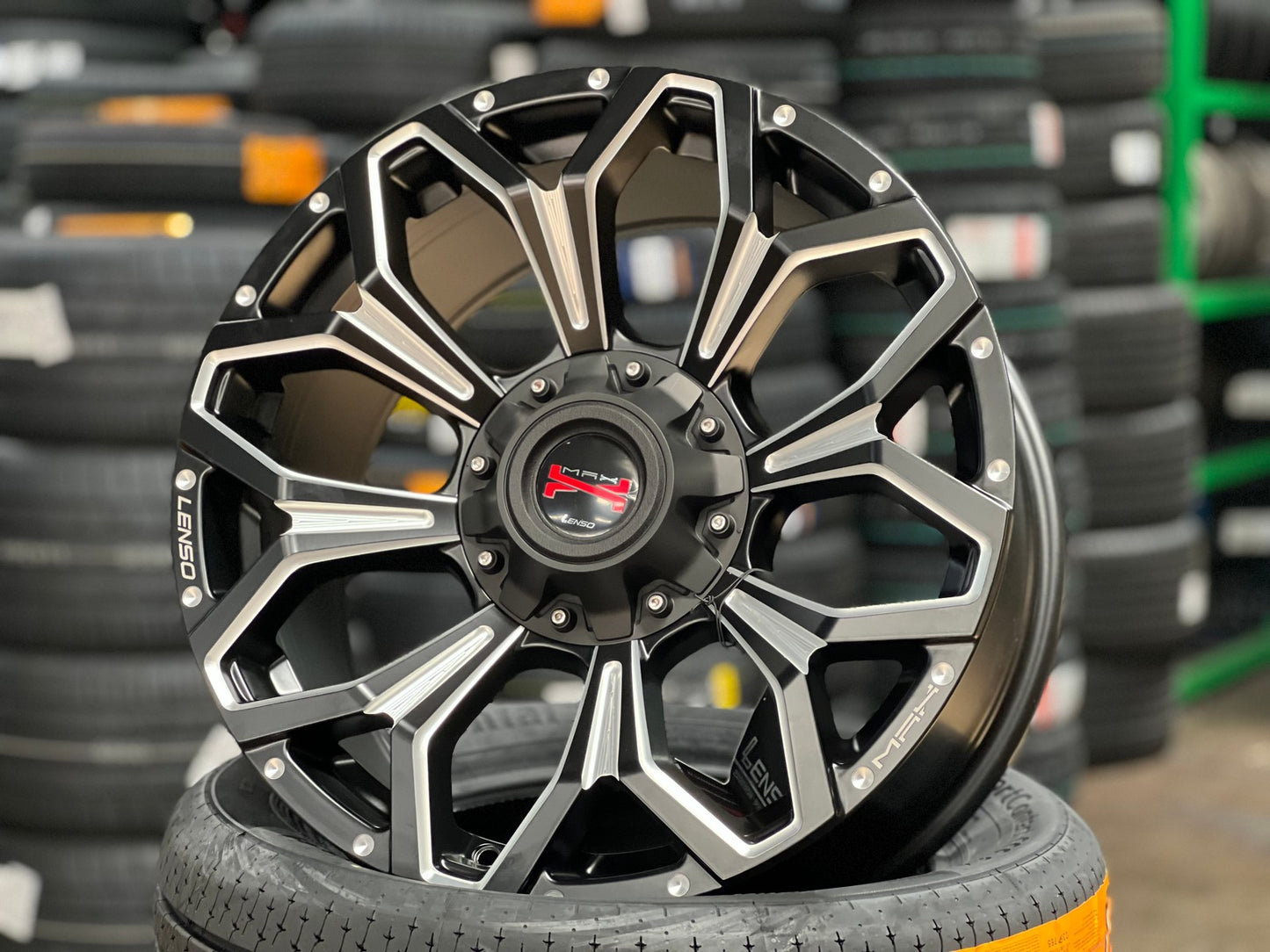 New 18X9 ET20 Lenso Max 1 Rim (4 wheel) Matt Black 6X114.3