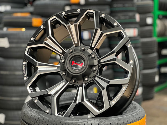 New 18X9 ET20 Lenso Max 1 Rim (4 wheel) Matt Black 6X114.3