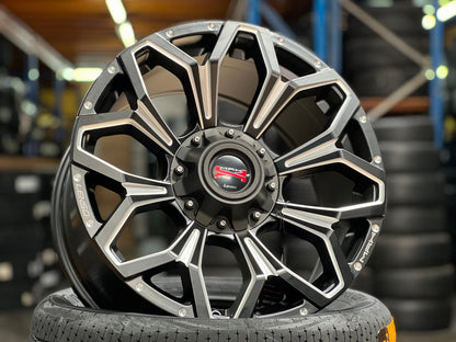 New 18X9 ET20 Lenso Max 1 Rim (4 wheel) Matt Black 6X114.3