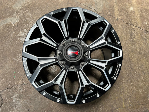 New 18X9 ET20 Lenso Max 1 Rim (4 wheel) Matt Black 6X114.3