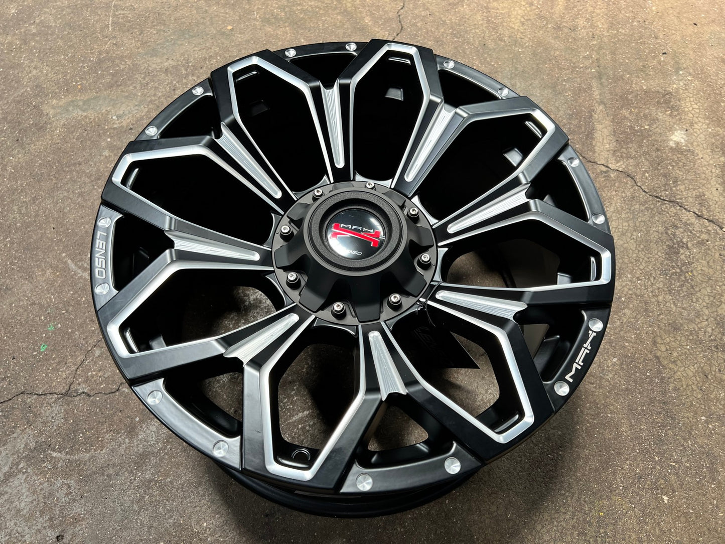 New 18X9 ET20 Lenso Max 1 Rim (4 wheel) Matt Black 6X114.3