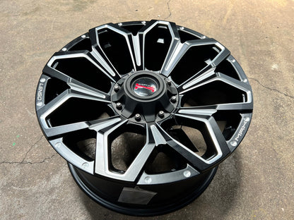 New 18X9 ET20 Lenso Max 1 Rim (4 wheel) Matt Black 6X114.3