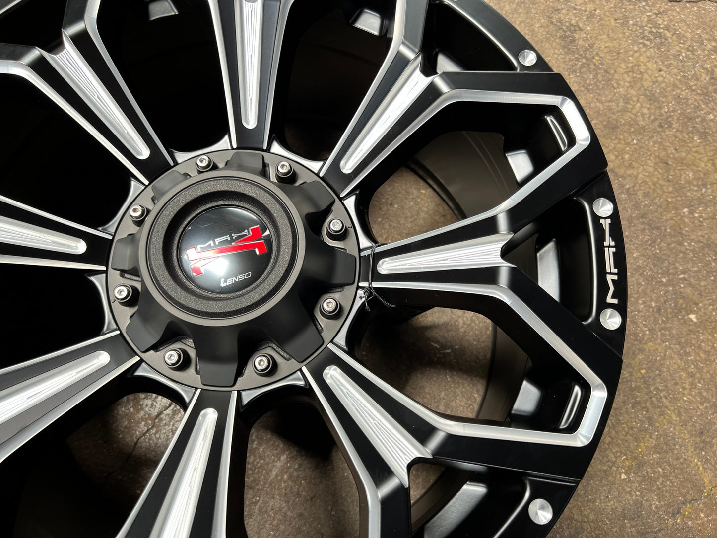 New 18X9 ET20 Lenso Max 1 Rim (4 wheel) Matt Black 6X114.3