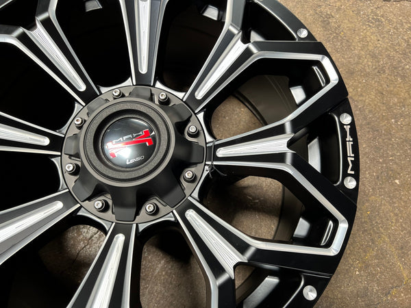 New 18X9 ET20 Lenso Max 1 Rim (4 wheel) Matt Black 6X114.3