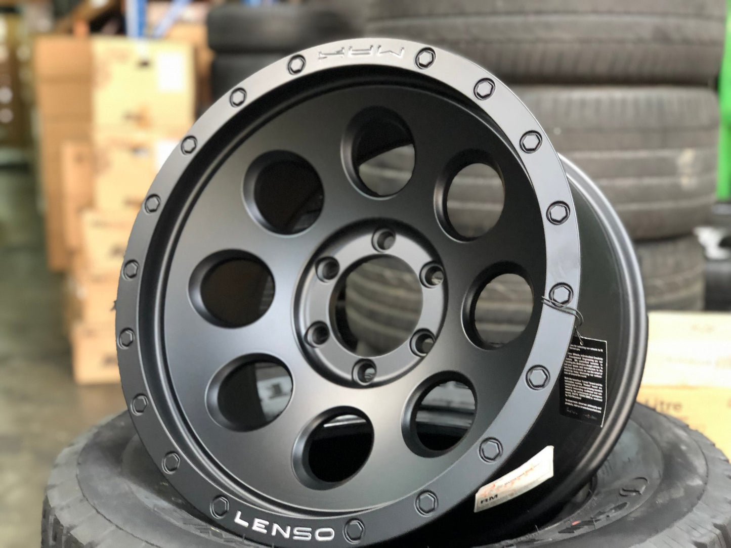 New 18X9 ET0 Lenso Max 1 Rim (4 wheel) Matt Black 6X139.7