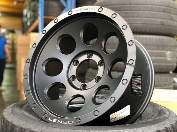 New 18X9 ET0 Lenso Max 1 Rim (4 wheel) Matt Black 6X139.7