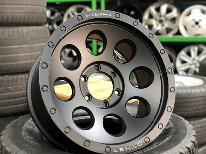 New 18X9 ET0 Lenso Max 1 Rim (4 wheel) Matt Black 6X139.7