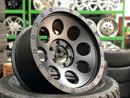 New 18X9 ET0 Lenso Max 1 Rim (4 wheel) Matt Black 6X139.7