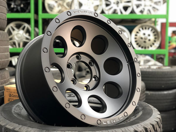 New 18X9 ET0 Lenso Max 1 Rim (4 wheel) Matt Black 6X139.7