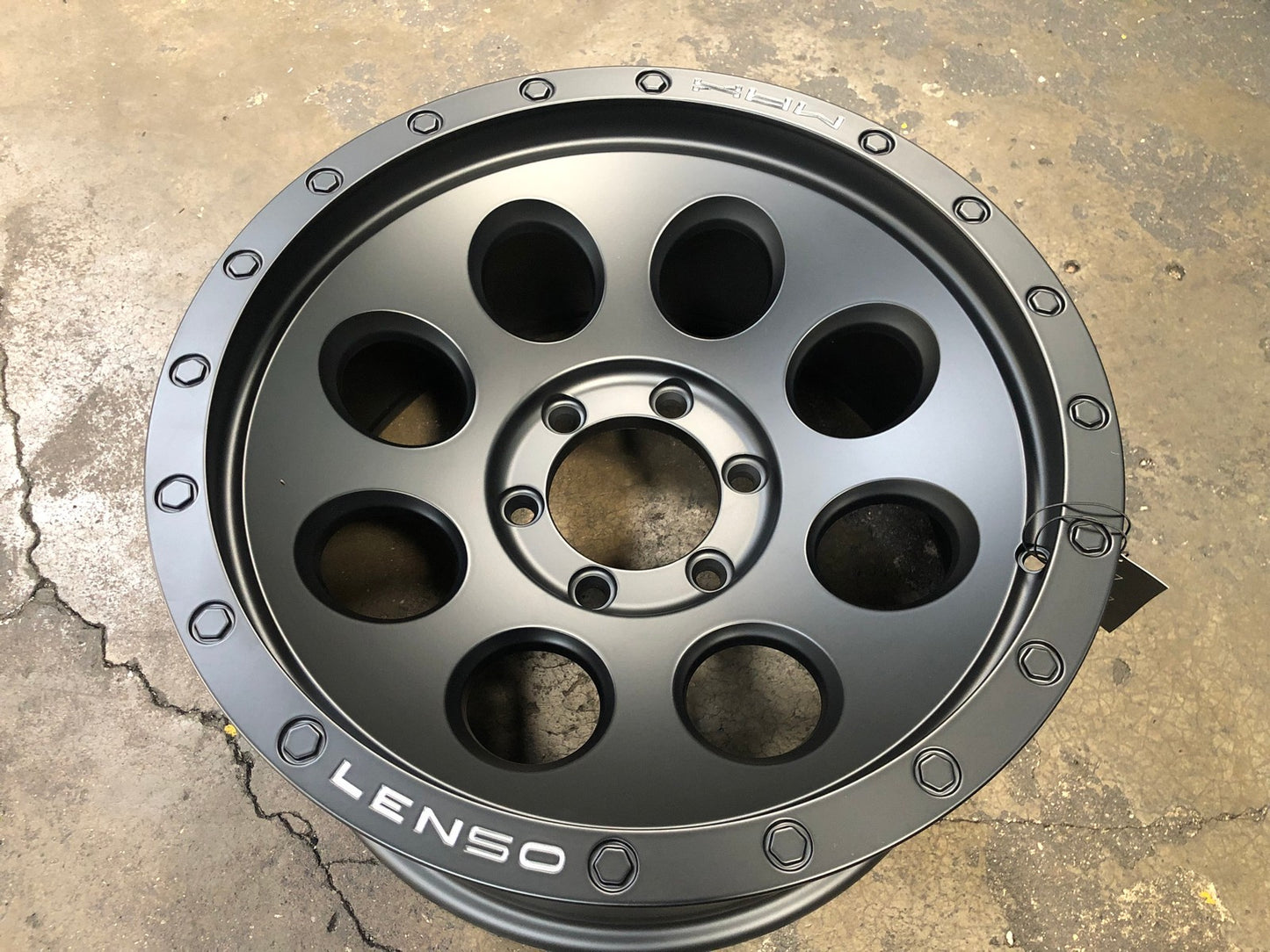 New 18X9 ET0 Lenso Max 1 Rim (4 wheel) Matt Black 6X139.7