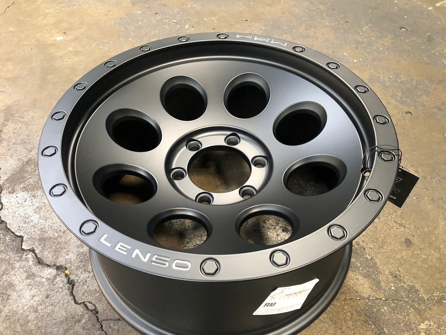 New 18X9 ET0 Lenso Max 1 Rim (4 wheel) Matt Black 6X139.7