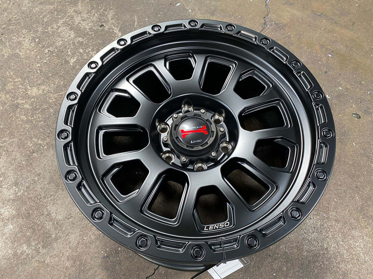 New 16X8.5 ET0 Lenso Maxx Rim (4 wheel) Matt Black 6X139.7