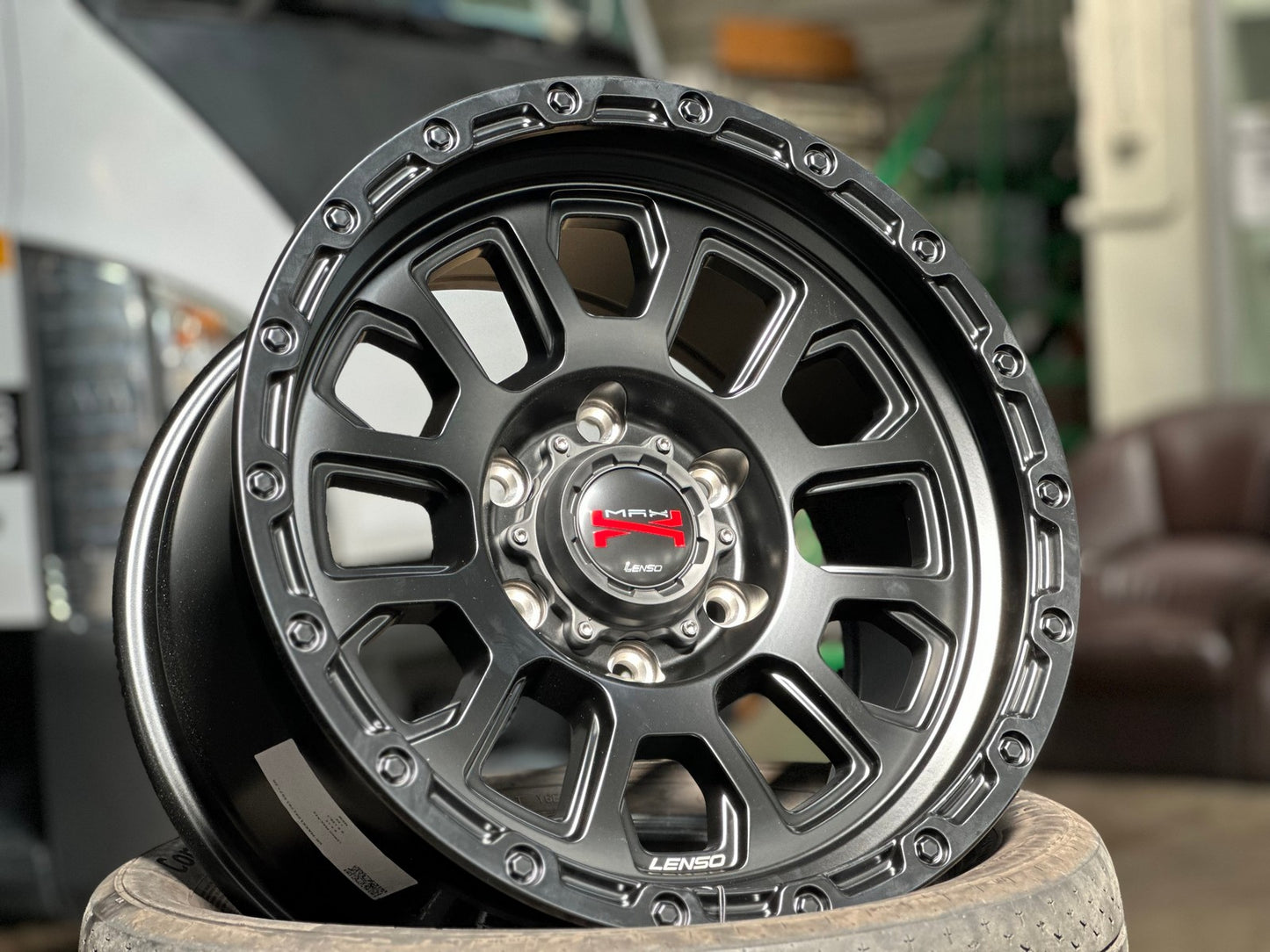 New 17X9 ET20 Lenso Maxx Rim (4 wheel) Matt Black 6X139.7