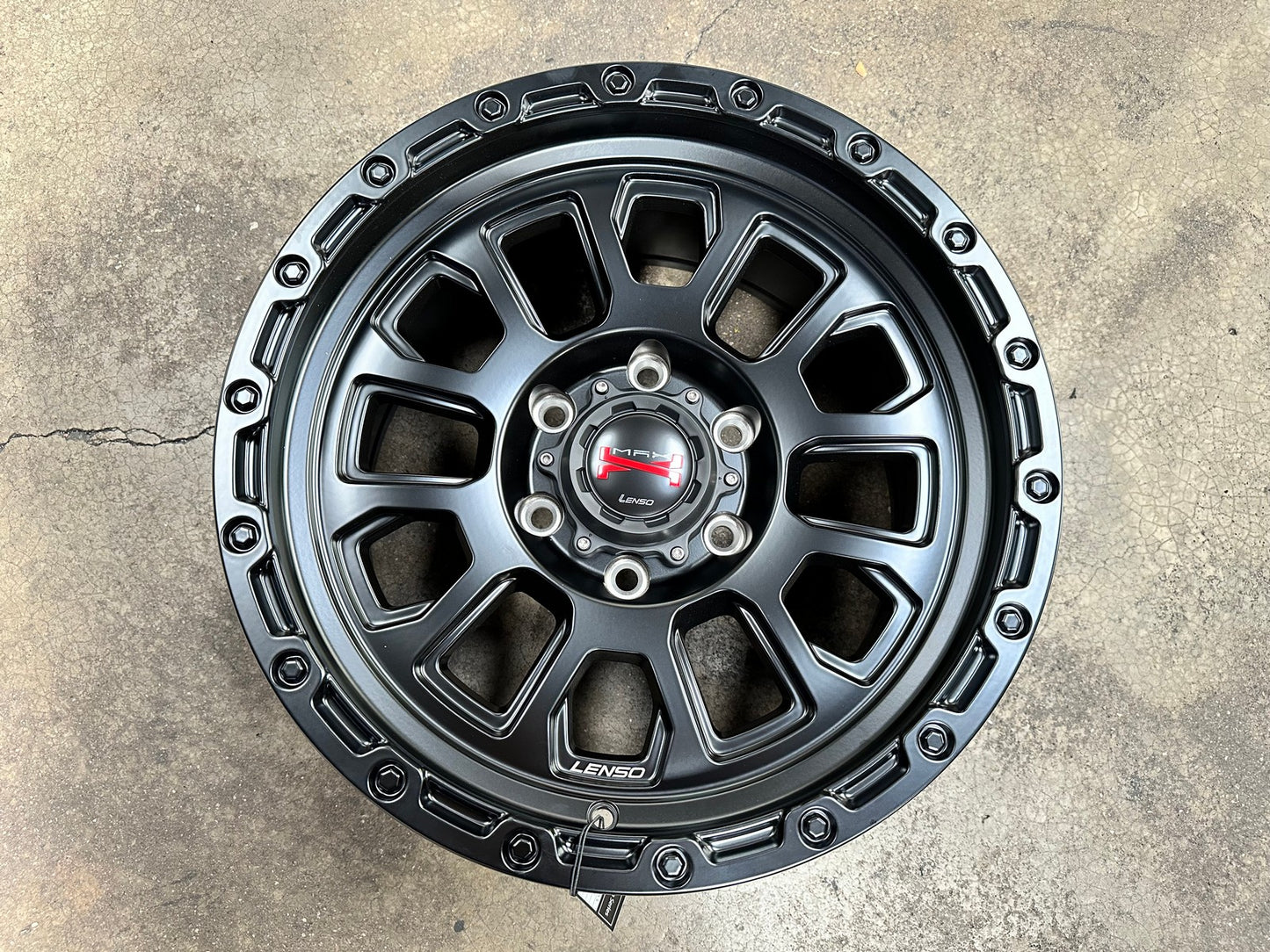New 17X9 ET20 Lenso Maxx Rim (4 wheel) Matt Black 6X139.7