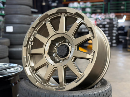 New 18X9 ET0 Enkei Rim (4 wheel) Matt Bronze 6X139.7
