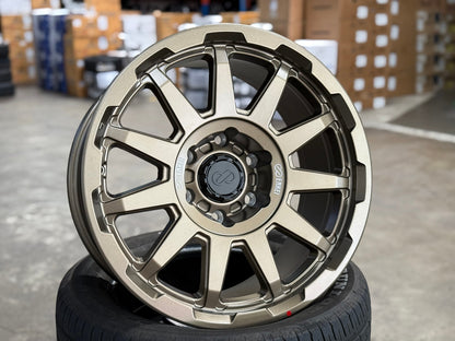 New 18X9 ET0 Enkei Rim (4 wheel) Matt Bronze 6X139.7