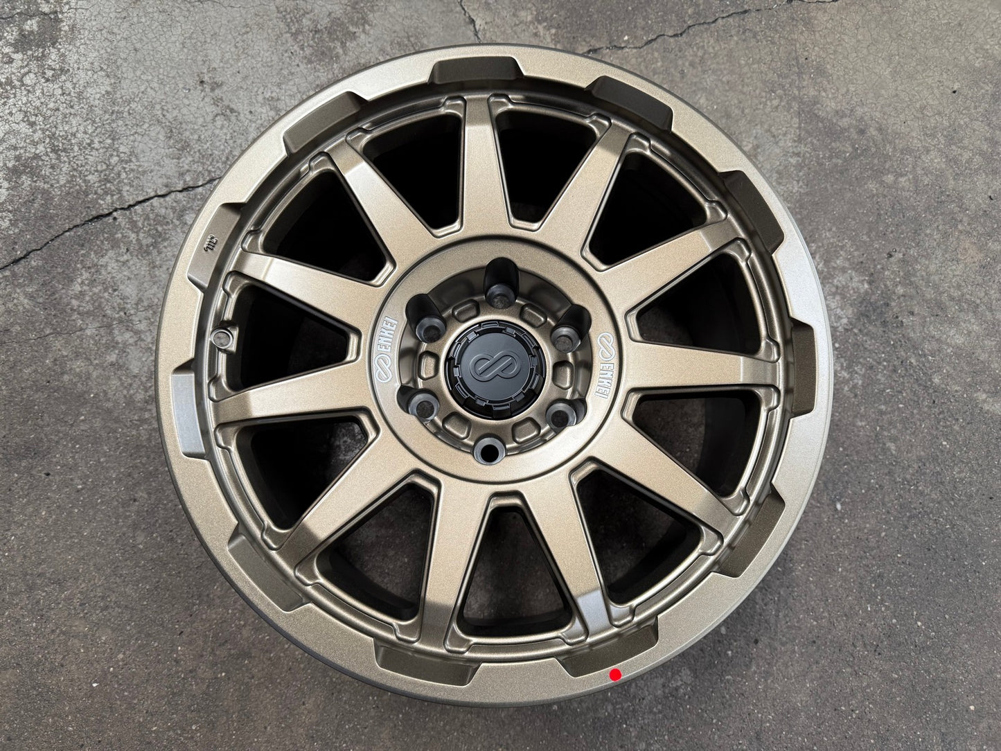 New 18X9 ET0 Enkei Rim (4 wheel) Matt Bronze 6X139.7