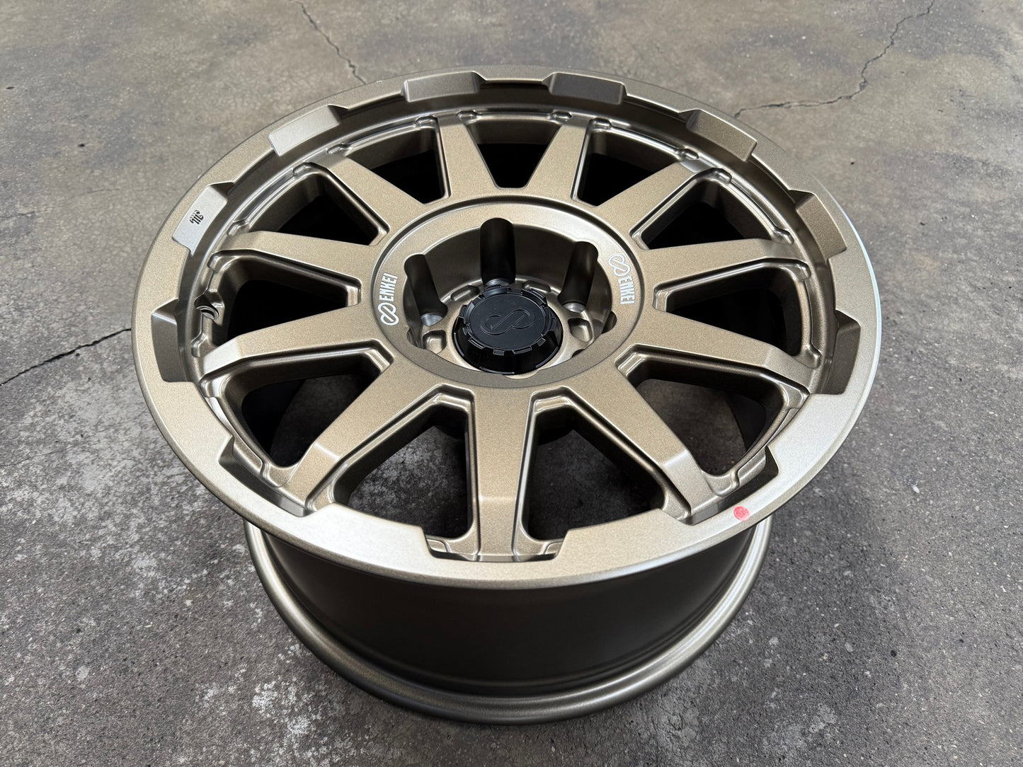 New 18X9 ET0 Enkei Rim (4 wheel) Matt Bronze 6X139.7