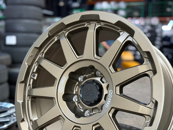 New 18X9 ET0 Enkei Rim (4 wheel) Matt Bronze 6X139.7