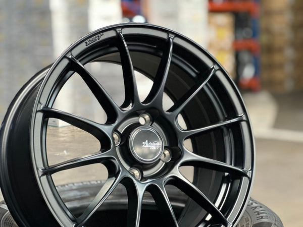 New 15X7 ET35 Advanti Inzio Rim (4 wheel) Matt Black 4X100