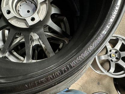 New 15X7 ET35 Advanti Inzio Rim (4 wheel) Matt Black 4X100