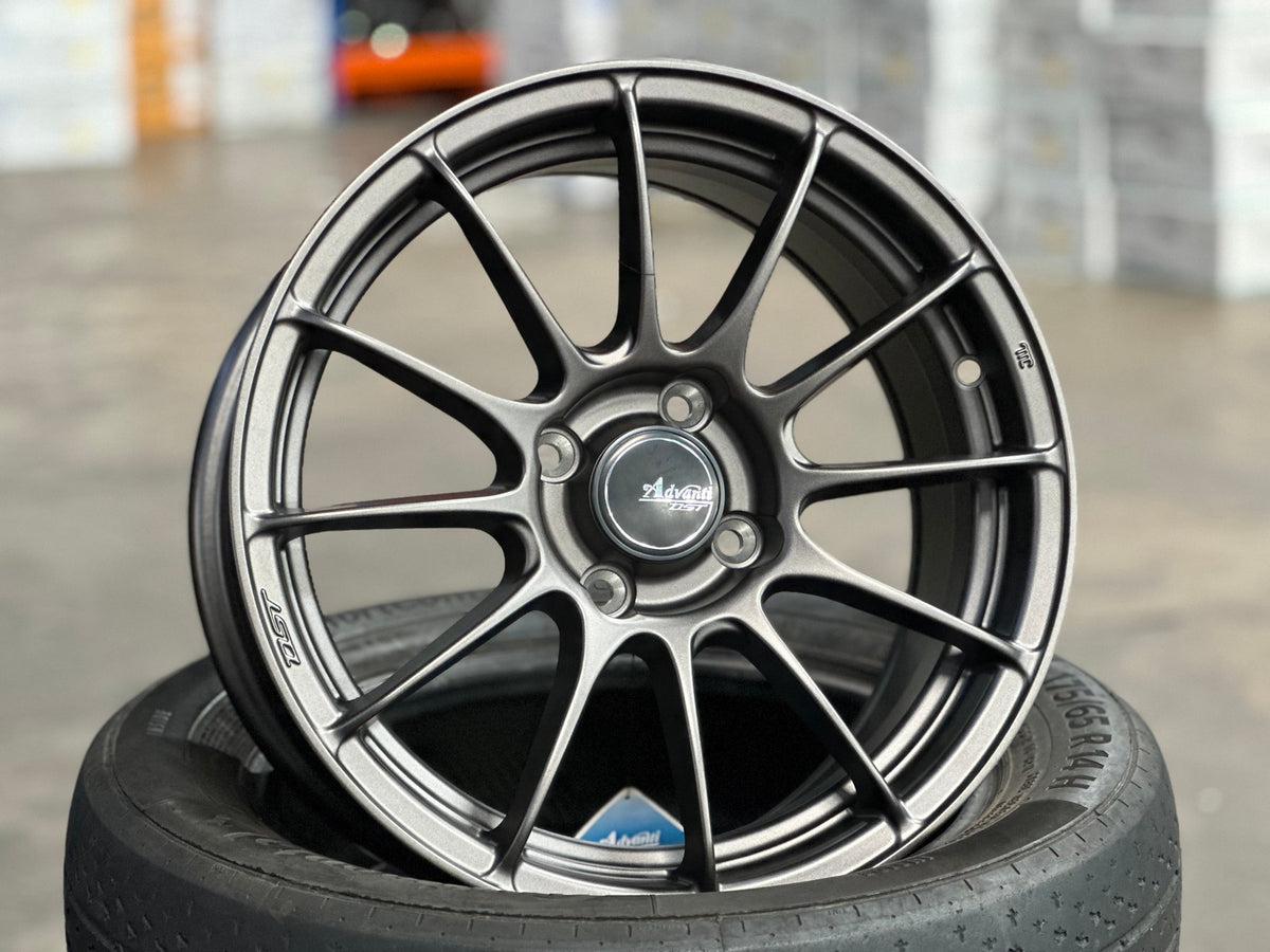 New 15X7 ET35 Advanti Inzio Rim (4 wheel) Matt Gunmetal 4X100