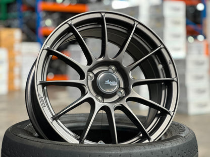 New 15X7 ET35 Advanti Inzio Rim (4 wheel) Matt Gunmetal 4X100