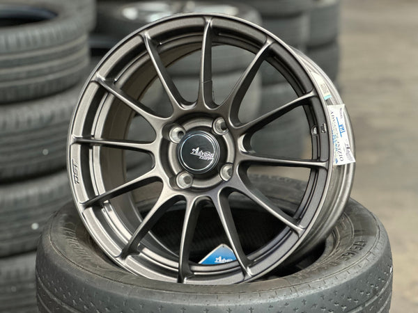 New 15X7 ET35 Advanti Inzio Rim (4 wheel) Matt Gunmetal 4X100