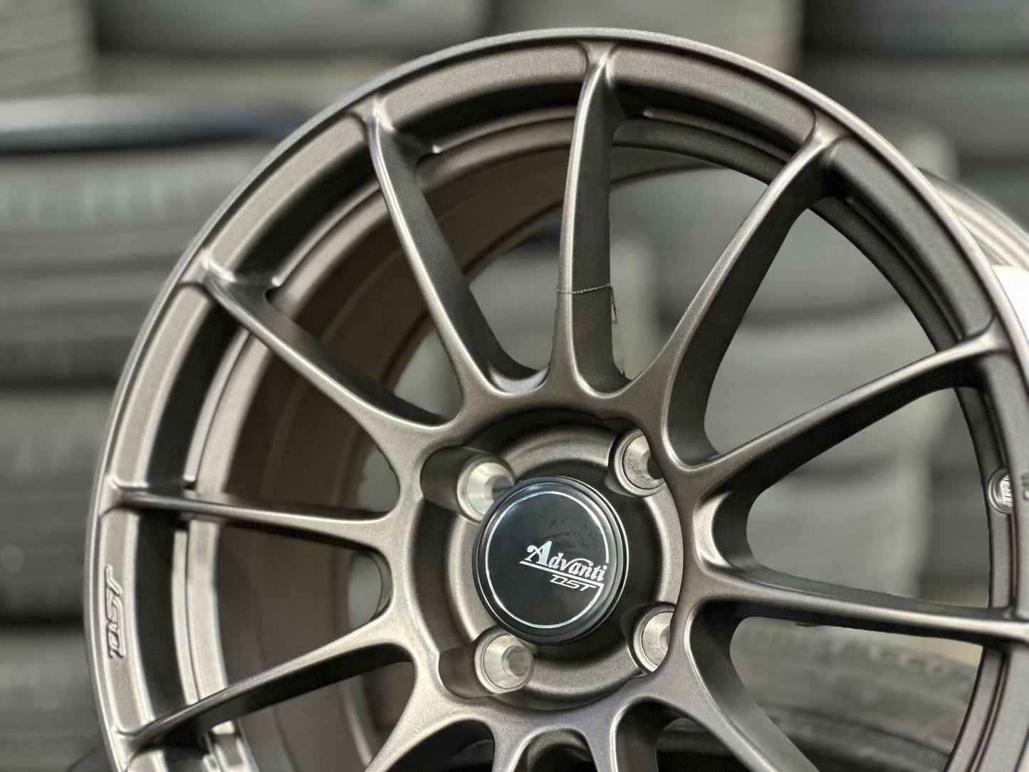 New 15X7 ET35 Advanti Inzio Rim (4 wheel) Matt Gunmetal 4X100