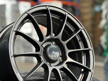 New 15X7 ET35 Advanti Inzio Rim (4 wheel) Matt Gunmetal 4X100