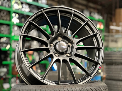 New 18X8 ET45 Advanti Inzio Rim (4 wheel) Matt Black 5X114.3