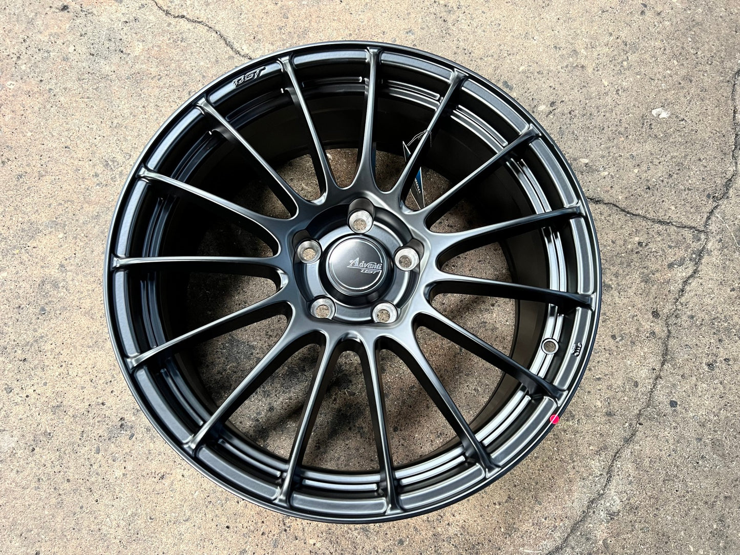 New 18X8 ET45 Advanti Inzio Rim (4 wheel) Matt Black 5X114.3