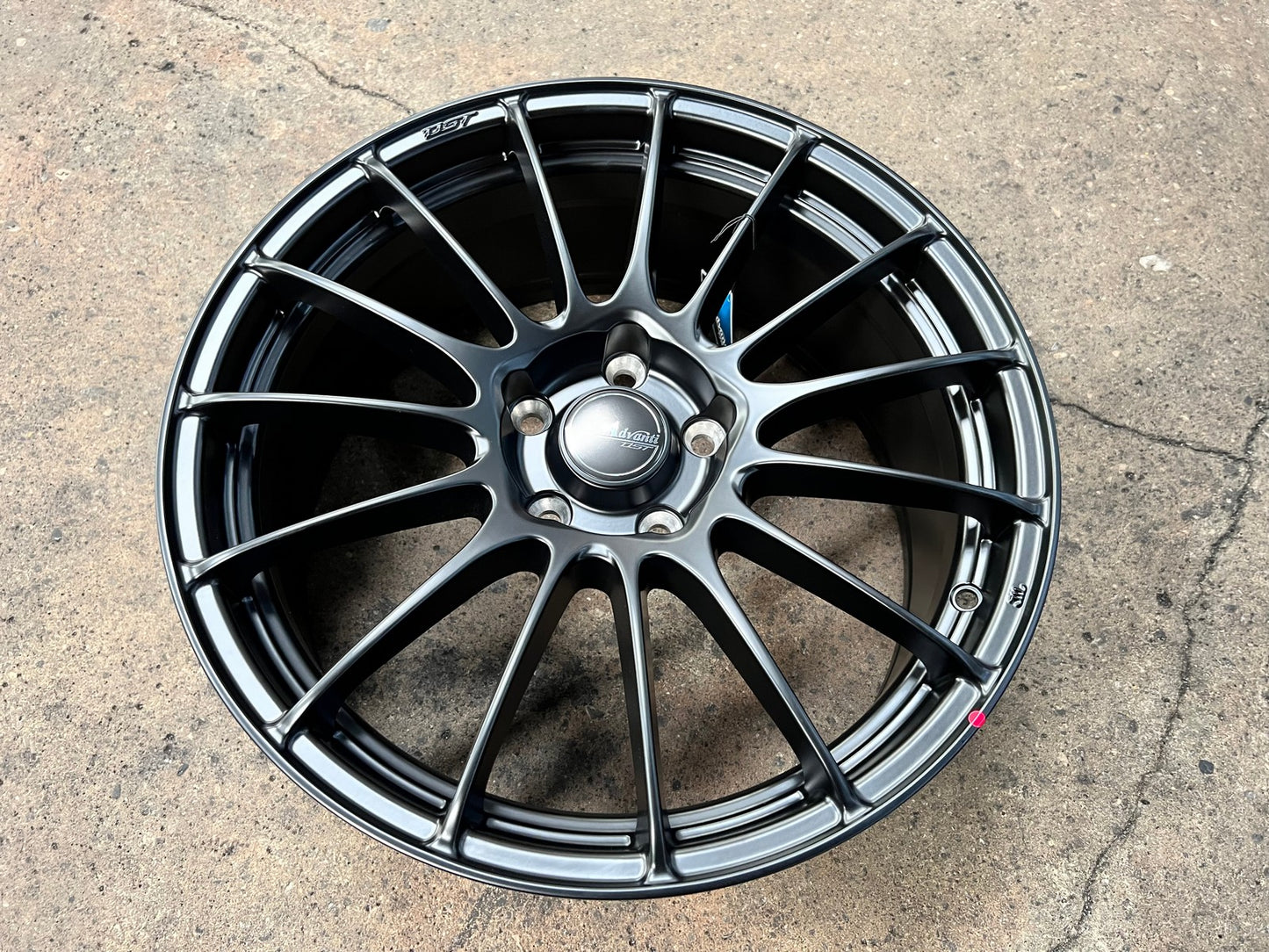 New 18X8 ET45 Advanti Inzio Rim (4 wheel) Matt Black 5X114.3